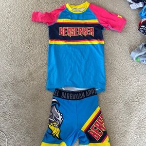 Youth Large Two Piece Wrestling Singlet